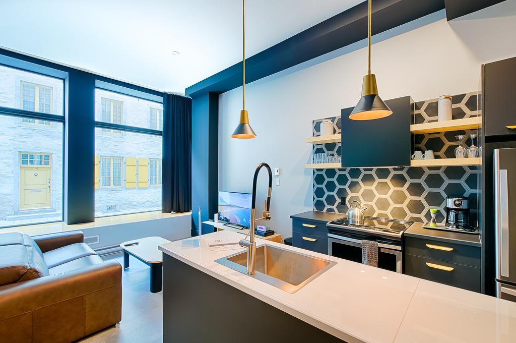 Les Lofts Notre-Dame - Par Les Lofts Vieux-Quebec Apartment Ngoại thất bức ảnh